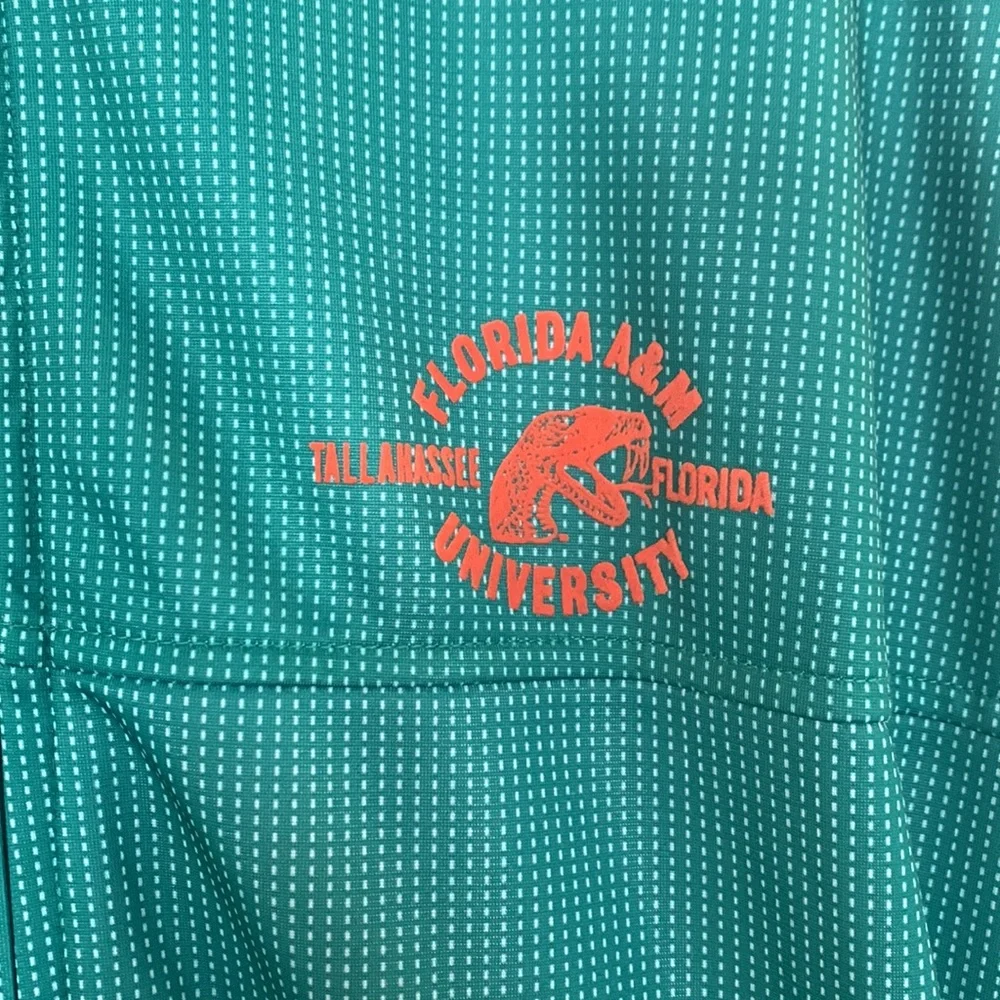 Mens New Era 3XL Green FAMU Florida A&M University Jacket Used - Picture 2 of 9